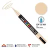 Posca épaisseur de la PC-3Mligne du marqueur de peinture 0,9 - 1,3 mm beige