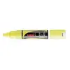 Marqueur craie liquide Uni-Ball Chalk pointe biseautée large 8 mm - jaune