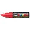 Uniball Marqueur Pte large biseautée POSCA PC8K 8mm Rouge Fluo