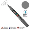 POSCA Marqueur Pointe Conique Extra Fine Gris