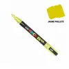 Marqueur Posca - Pointe conique fine - Jaune pailleté - Posca