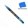 Marqueur Posca - Pointe conique fine - Bleu foncé pailleté - Posca