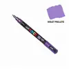 Marqueur Posca - Pointe conique fine - Violet pailleté - Posca