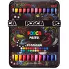 POSCA Crayon de cire PASTEL KPA100, étui métallique de 24