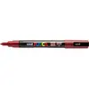 Marqueur à pigment POSCA PC-3M - UNIBALL - Rouge foncé - Pointe ronde - Opaque