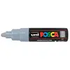 uni-ball Posca 181333 - Marqueur Pointe Large Conique PC - 7M, 4,5-5,5 mm, Gris