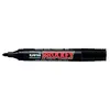 Marqueur permanent - UNI-BALL - Prockey PM122-N - Pointe ogive - Encre pigmentée à base d'eau - Noir - Lot de 12