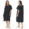 Poncho de Bain Microfibre Serviette Poncho de Plage avec Capuche Surf ...
