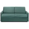 Vente-Unique Canapé 3 places convertible express en velours vert menthe - Couchage à lattes larges 140 cm - Matelas 14 cm CALIFE