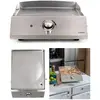 Livoo Plancha électrique - INOX - Professionnelle - 2800W - Thermostat ajustable - Grande surface 43x35cm