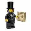 Lego 71004 Minifigurine Série The Lego Movie 1 - N°5 - Abraham Lincoln...