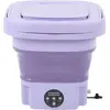 TRAHOO Machine À Laver Portable, 8L Faible Bruit Pliant Mini Machine À...