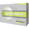 Balles de golf x12, Tour Response Stripe Neon jaune