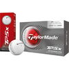 TaylorMade Balles de golf TP5x Performance Stripe - Lot de 6, blanc