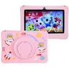 ASUDARO Tablette enfant Tactile - 7  IPS écran - 1024x600 - Android 10 System - 2+64GB - GPS - Wi-Fi  -  Rose