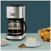 HKoenig cafetière en inox programmable à l'avance depuis son écran LCD