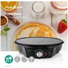 NC Crêpière 30 cm 1200 W Revêtement antiadhésif Réglage de la températ...
