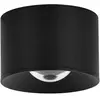 Zambelis LED spot pour plafond LED S131, Ø 8 cm, noir sable
