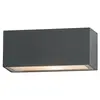 Applique Murale Extérieure Pour Ampoule led E27 IP44 Graphite zambelis