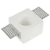 Pliska Gypsum Trimless Round Downlight Encastré Spot 1 Lumière