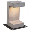 Borne Extérieure led 8W IP54 Béton zambelis - Blanc chaud - 3000K