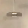 Zambelis Suspension LED 23053, gris fumé, verre, 1 lampe, Ø 42 cm