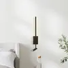 Zambelis Applique murale LED 23039, noir, 3.000 K, à 2 lampes, métal
