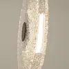 Zambelis Suspension LED 23075, transparent, verre, Ø 35 cm, 3.000 K