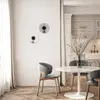 Zambelis Applique murale LED 23076, gris fumé, verre, Ø 28 cm, 3.000 K