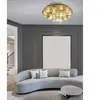 NOVA LUCE Plafonnier Brille 86W LED Or