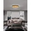 NOVA LUCE Plafonnier FIORE Or Antique LED 60 W