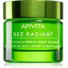 Apivita Bee Radiant GEL-BAUME De Nuit à la propolis, pivoine blanche et AHA’s
