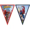 Procos Guirlande de Fanions - Spiderman - Crime Fighter - Blanc - Tissu - Enfant Mixte