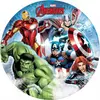 ISAP 2 Lots de 8 Assiettes en carton anniversaire: Marvel, Avengers Infinity Stones 23cm REF/LAVE93871