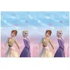 Vegaoo Nappe en plastique La Reine des Neiges 120 x 180 cm - Multicolore