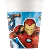 8 GOBELETS CARTON AVENGERS EVERGREEN 25CL