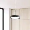 Viokef Suspension LED Don, gris, Ø 20 cm, métal