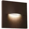 Viokef Applique d'extérieur LED Vita, brun rouille, 14 x 14 cm
