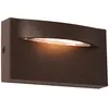 Viokef Applique d'extérieur LED Vita, brun rouille, 13,7 x 7,5 cm