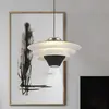 Viokef Suspension LED Manley, noir/blanc, Ø 22 cm, métal