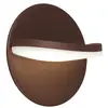 Viokef Applique d'extérieur LED Letty, marron, Ø 18 cm, métal, IP65