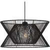 Viokef Suspension Argela avec double abat-jour en noir