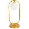 Viokef Lampe à poser Fancy avec abat-jour en verre, dorée
