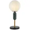 Viokef Lampe à poser Polly abat-jour en verre, marbre