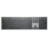 Dell Kb700 Clavier Bureau Rf Sans Fil + Bluetooth Azerty Belge Gris