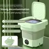 Mini Machine À Laver - WIRLSWEAL - Modèle Pliable - 8L - Portable - Stérilisation Lumière Bleue