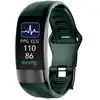 Wirlsweal P11 plus Montre Connectée étanche 0,96" 130 mAh USB ECG + PP...