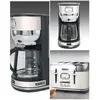 Cafetiere Retro Vintage Sans Fil 1.4l 1000w Beige Inox + Grille-Pain B...