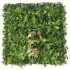 GARDENODE Mur végétal artificiel extérieur et intérieur prêt à poser 1m x 1m Tropical