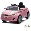 Berghoff - Voiture Électrique Enfants Fiat 500e 6V - Rose